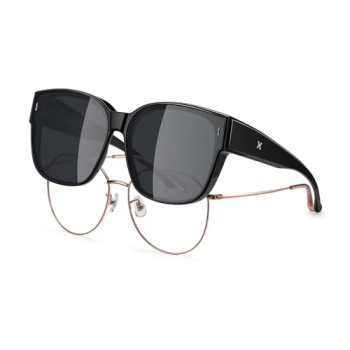 LOHO Polarized Sunglasses Over Glasses Women