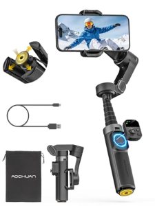 AOCHUAN Smart X3 360° Pan Rotation Gimbal Stabilizer for iPhone