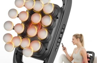 20 Head Massage Gun Set, Deep Tissue Percussion Massager with 3 Modes & 30 Inten