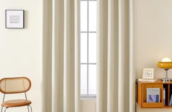 YADEEDY 100% Blackout Curtains for Bedroom