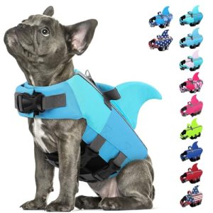 SUNFURA Dog Life Jacket Shark Life Vest for Dogs