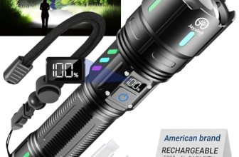 Jayxinli Rechargeable Flashlights High Lumens