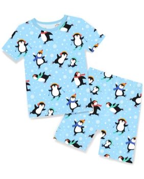 babee Reshinee Bamboo Viscose Toddler Pajamas Boys Girls Kids Baby Cool Short Su