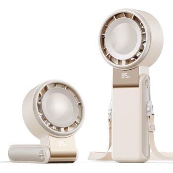SHEWIND Portable Handheld Mini Fan for Women – 4000mAh Rechargeable