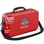 500 Pcs First Aid Kit for Travel/Camping/Businesses/Home/Car
