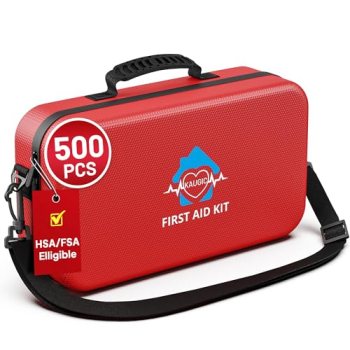 500 Pcs First Aid Kit for Travel/Camping/Businesses/Home/Car