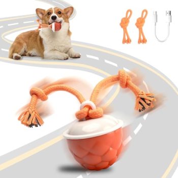 MewZoo Interactive Dog Toys-Automatic Moving Dog Toy for Boredom