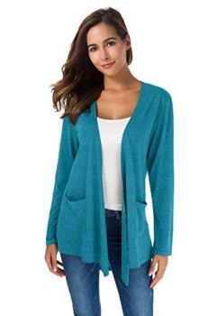 TownCat Womens Lightweight Cardigans Long Sleeve Open Front Casual Cardigan with
