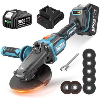 SEESII Flathead Brushless Angle Grinder