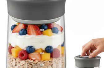 OURCABECUE Overnight Oats containers with Lids