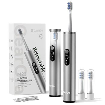 GearOra M23 Travel Electric Toothbrush for Adults