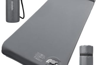 Memory Sleeping Pad, 3″ Ultra-Thick Outdoor Foam Camping Sleeping Mat with Pillo