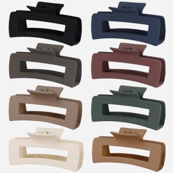 CHANDAT 8 Pcs Medium Hair Clips