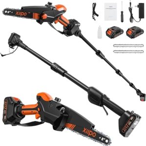 2-in-1 Cordless Electric Pole Saw & 8 Inch Mini Chainsaw