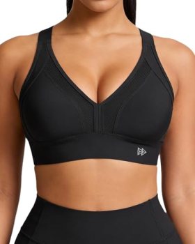 Yvette Sports Bras for Women High Impact Support