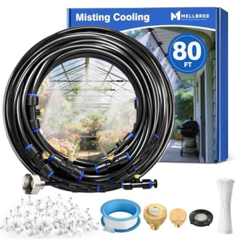 Mellbree Misters for Outside Patio 80FT/24M