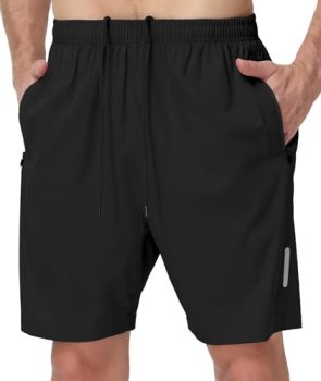 UUMIAER Mens Athletic Gym Shorts 7″ Utra-Light Quick Dry Running Workout Basketb