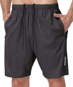 UUMIAER Mens Athletic Gym Shorts 7″ Utra-Light Quick Dry Running Workout Basketb
