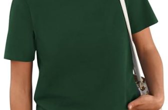 PRETTYGARDEN Womens Short Sleeve Tops Summer 2026 Casual Crewneck Cotton Basic T