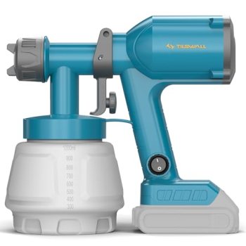 Tilswall Cordless Paint Sprayer Compatible with Dewalt 20V Battery (Battery Not