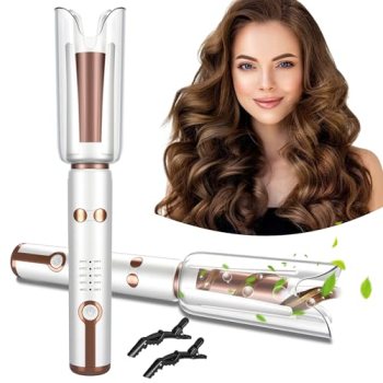 JINRI Automatic Rotating Curling Iron-Beach Waves Curling Wand