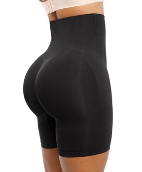 SHAPELLX Tummy Control Shapewear Shorts for Women Seamless High Waisted Body Sha