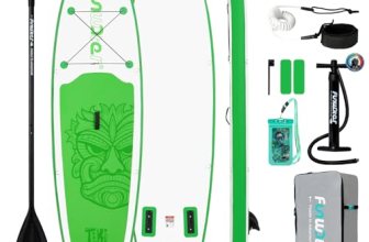 FunWater SUP Inflatable Stand Up Paddle Board 10’6×33″×6″ Ultra-Light Inflatable