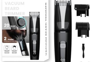 TEPOTZ Vacuum Beard Trimmer for Men