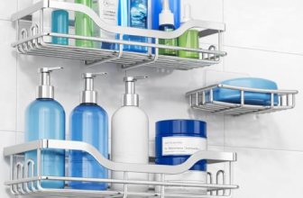 OMAIRA 3-Pack Shower Caddy with Soap Holder