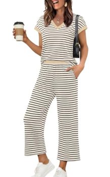 Sampeel 2 Piece Sets for Women Summer Fashion Clothing Summer Outfits for Women