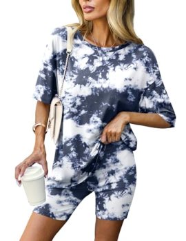 Ekouaer Women 2 Piece Lounge Sets Moisture Wicking Summer Outfits 2026 Oversized