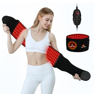 Red Light Therapy for Body,120 LEDs Infrared Light Therapy Wrap Belt for Waist