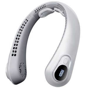 FYALLASO Portable Neck Fan Rechargeable – [with LED Display] 5 Speeds