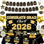 Graduation Decorations 2026 Themed Set