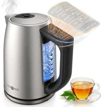PARIS RHÔNE Electric Kettle with 6 Precise Temperature Presets