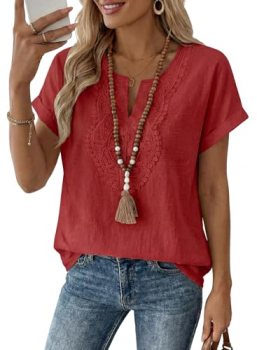 EVALESS Spring Tops for Women 2026 Trendy Summer Boho Work Business Casual Dress