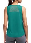 Workout Tops for Women Open Back Sleeveless Tank Tops Summer High Neck Athletic