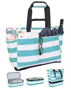 NBERMOTION Beach Bag with Detachable Cooler