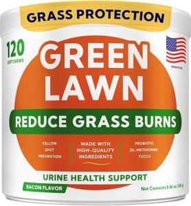 GOODGROWLIES Green Grass Dog Chews for Lawn Protection