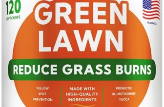 GOODGROWLIES Green Grass Dog Chews for Lawn Protection