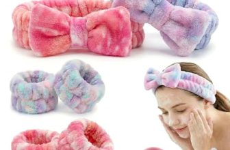 8 Pcs Spa Headband and Wristbands Set for Washing Face