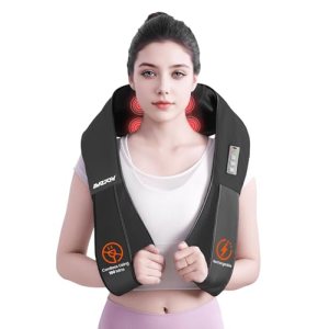 AMZPONY® Cordless Neck Massager for Pain Relief Deep Tissue