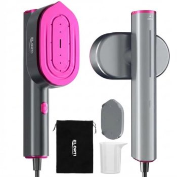 Travel Steamer for Clothes, 1200W Handheld Steamer & Iron 2 in 1