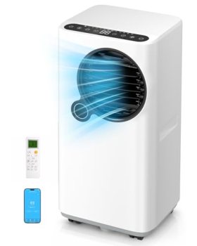 Portable Air Conditioners 16000 BTU 6-in-1 Smart AC Unit with WiFi App for Large