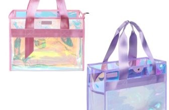 Gryvol 2-Piece 26L Iridescent Beach Bags for Women
