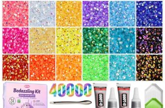 Redtwo 40000Pcs Resin Jelly Rhinestones for Bedazzling