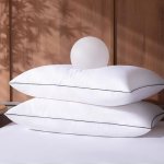 AQUZIN Feather Down Pillows King Size Set of 2