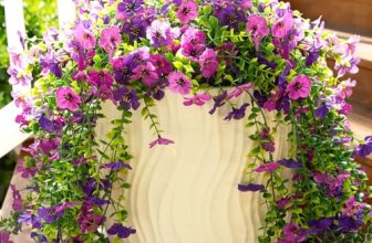 Fanfantoey Artificial Flowers for Outdoors Fake Hanging Decoration