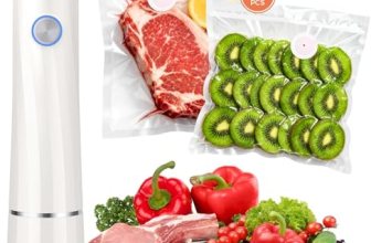 Kayiant Vacuum Sealer For Food (Compact Vacuum Sealers+30 Reusable Vacuum Bags)