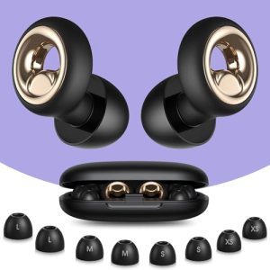 Vosaf Ear Plugs for Sleeping, 55dB Silicone Ear Plugs for Noise Reduction